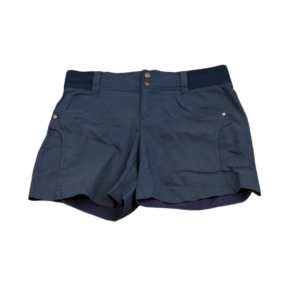 Title Nine Clamber Shorts Womens 4 Blue Hiking Outdoor Performance TN-110970